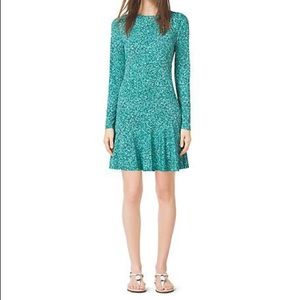 MICHAEL Michael Kors Small Rain-Print Jersey Dress